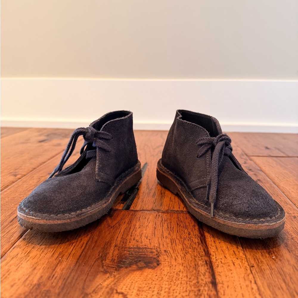 J.Crew Boys Navy Suede Boots - Picture 2 of 5